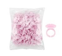 Porte De Colle Pour Cils Support D'extension Pour, Tasse D'anneau Pour Pour, Tasses De Porte, Tasses Large Gamme Pour Ventilateur De 100 Pièces De 100 Pe
