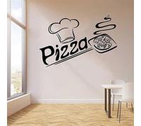 Porte de cuisine vitrine vitrine boutique pizzeria restaurant vinyle sticker mural intérieur sticker murale 85x57cm