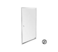 Jacob Delafon - Porte de Douche Pivotante Serenity 90 cm - Plusieurs dimensions disponibles - Réversible - Verre anticalcaire - Chrome - E14P90-GA