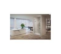 Porte de douche battante avec 1 fixe en alignement GALA 1B - H 200cm-Avec ï¿½querre---Avec ï¿½querre