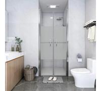 Porte de Douche ESG Demi-dépoli 96x190 cm Cabine de Salle de Bain vidaXL
