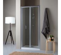 PORTE DE DOUCHE NICHE 100CM 2 PORTES OUVERTURE PLIANTE SOFFIO