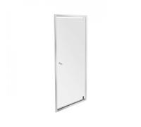 Jacob Delafon Porte de Douche Pivotante Serenity 80 cm, Chrome | Fermeture magnétique étanche. Verre anticalcaire 8mm facile à nettoyer