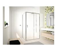 Porte de douche pivotante extensible 114-120 cm - verre transparent - Ocean G+F NOVELLINI