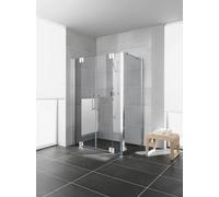 Porte de douche pivotante Kermi PASA XP 4 volets 1850x1100mm Transparent