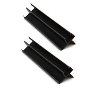 porte de douche scellée, Joint Inférieur De Porte Douche, Lot 2, 27.5 Pouces, PVC Multicolore, 10mm, 8mm, Recadrage Arbitraire(Black,8mm/0.31inx2)