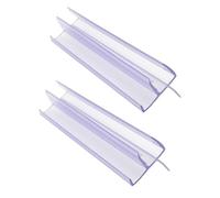 porte de douche scellée, Joint Inférieur De Porte Douche, Lot 2, 27.5 Pouces, PVC Multicolore, 10mm, 8mm, Recadrage Arbitraire(Clear,10mm/0.39inx2)