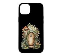 Porte de fée Champignon Fantaisie Coque pour iPhone 14 Plus