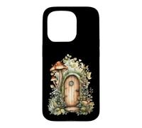 Porte de fée Champignon Fantaisie Coque pour iPhone 15 Pro