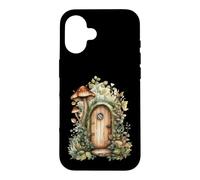 Porte de fée Champignon Fantaisie Coque pour iPhone 16