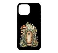 Porte de fée Champignon Fantaisie Coque pour iPhone 16 Pro Max