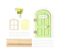 Porte de fée pour Mur - Jouets Mignons pour fenêtre, Fonction de Jeu interactif, Petite Porte en Bois | Porte de fée pour garçon Fille Patio Chambre Princesse Chambre à Coucher Salle de Jeux