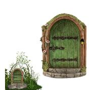 Porte de fées miniature,Portes de jardin de fées miniatures extérieures pour arbre - Décoration de maison de jardin Décorations de jardin magiques pour elfes Porte 'arbre de f