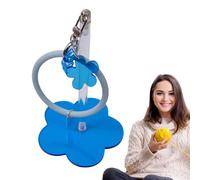 Porte de fil avec sangle de poignet portable - support de fil pour crochet | Titulaire de fil de poignet | Porte de gâteau de fil avec sangle de poignet en silicone | Storage Organiat