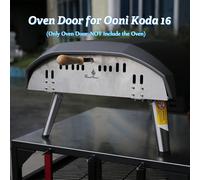 Porte de four à pizza en acier inoxydable de 16/12 pouces, parfaitement dimensionnée pour OONI Koda 16/12 pouces 12 inch Oven Door