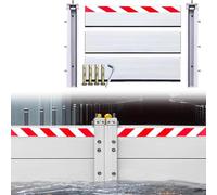 Porte De Garage Barrières Anti-inondation - 184cm Long Barrière Anti-inondation - Conception Du Module De L'unité Système De Prévention De L'eau/Barrages Temporaires Pour Sous-sol(184 * 60cm)