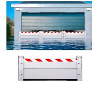 Porte De Garage Barrières Anti-inondation - 194cm Long Barrière Anti-inondation - Conception Du Module De L'unité Système De Prévention De L'eau/Barrages Temporaires Pour Sous-sol(194 * 40cm)