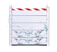 Porte De Garage Barrières Anti-inondation - 214cm Long Réutilisable Barrière Anti-inondation - Amovible Système De Prévention De L'eau/Barrages Temporaires Pour Sous-sol(214 * 100cm)