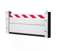 Porte de Garage Barrières Anti-inondation L125x40cm, Dispositif Amovible de DéFense Contre Les Inondations en Aluminium, Barrière Mobile de Protection Contre Les Inondations