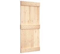 Porte, Porte Coulissante, Porte Suspendue d'Entrée Grange Cuisine Garage Chambre à Coucher Maison Intérieur, Bois Massif de Pin