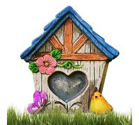 Porte de Jardin féerique, Accessoires de Jardin de fées Miniatures, Décoration de en Bois, Mini Accessoires de féerique, Cadeaux de Noël pour Filles garçons