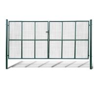 Porte de Jardin Portillon Clôture Barrière Terrasse Patio Acier Galvanisé vidaXL