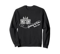 Porte de l'Inde, Mumbai, souvenir artistique en forme de cœur emblématique de l'Inde Sweatshirt