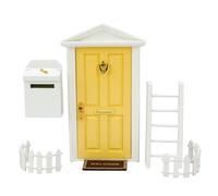 Porte de maison de | Mini décoration pour maison de , porte fée miniature pour l'apprentissage de l'éducation des contes de fées, meubles minuscules, kit de jouets d'apprentissage