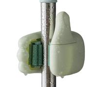 Porte De MOP - Poulet De Stockage De Gestture Biph Up | Home Organization Vadrouille Titulaire | Porte De Salle De Bain Pour Balai Adhésif, Supports Spatiaux Non Fléchés, Aucune Organisation De Forage