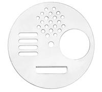 Porte de nid de Ruche en Acier Inoxydable, 5 pièces, Accessoires de Ruche à Ventilation Ronde pour Outils d'apiculture, Durable, antirouille, Installation Facile, Argent 2,68