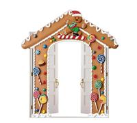 Porte de Noël | Couverture 2D 200x180cm Décor extérieur festif drôle | Décorations De Porte De Noël Saisonnières - Pour Jardin, Cour, , Entrée, Maison, Garage, Bureau, Ferme, Vacances D'hiver
