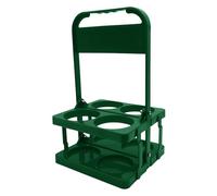 Porte de panier de bière - Organisateur de rangement réutilisable, vecteur de boisson à 4 fentes | Porte-bouteille pliable pour lait pour fitness, cyclisme extérieur, affichage à domicile ou sport Us