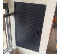 Porte de panneau d'accès en métal avec serrure, trappe à persiennes pour grenier, câblage et inspection de plomberie