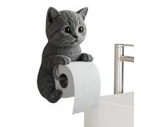 Porte de papier hygiénique pour chats - Roll Rack monté au mur | Distributeur pour dortoir, maison, salle de bain, voyage, cuisine | Titre : porte de papier toilette pour chats |