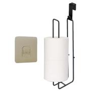 Porte de papier toilette - Porte de rouleau de papier toilette - Organisateur en tissu réglable monté sans perçage pour la cuisine pour la salle de bain comme anniversaires et vacances en tenant q