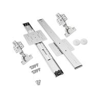 Porte de placard cachée Mécanisme coulissant innovant Ouverture des rails rabattables pour un accès facile aux émeutes coup franc Apparence du mécanisme de l'armoire