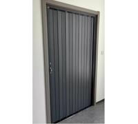 Porte de placard coulissante avec cadre en aluminium, solution peu encombrante pour portes et petites zones, séparation temporaire facile à installer