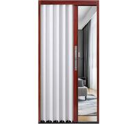 Porte de placard coulissante, design accordéon en aluminium pour étude/cuisine/chambre d'enfant/couloir, étanche pour une utilisation en extérieur, personnalisable