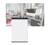 Porte de placard de cuisine d'intérieur en alliage d'aluminium avec charnières 60 x 90 cm