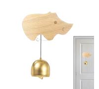 Porte de porte - cloche décorative de design animal, cloche de commerçant pour ouverture de porte | Porte en laiton vintage Copone, cloche d'entrée faite à la main avec ventouse, carillon ant