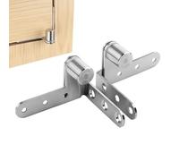 Porte De Porte Secrète Pivoting Hinge - Finition De Rouille En Acier Premium, Rotation De 270 Degrés Dissimulée, Mouvement Silencieux Équilibré Pour L'ouverture Transparente | Kit De Montage Pour Le S