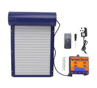 Porte De Poulailler Automatique Avec Détection De Lumière Et Minuterie, Télécommande 3 En 1 Pour Ferme D'élevage, 100-240 V, Prise Britannique Bleue 100-240 V