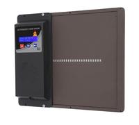 Porte de Poulailler Automatique Ouvre-Porte Poulailler Automatique Capteur de Lumière Mode Minuterie Programmable avec Télécommande pour Ferme (Brown)