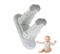Porte de protection des doigts pour enfant, serrure à levier de porte à l'épreuve des,Limiteur de poignée de porte anti-enfant - La sangle adhésive de pour chat maintient bébé hors de la nourri