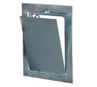 Porte de ramonage en acier OUTIFRANCE - Dimensions : 210 x 200 mm - Permet le ramonage des conduits de cheminées