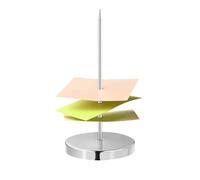 Porte De Reçu De Bureau - Éclaircissement Pour Cartes, Support De Canne Chrome Poli | Organisateur De Factures De Poignard De Papier, Contrôle Du Mandrin