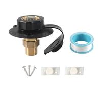 Porte de remplissage du réservoir d'eau pour, Porte de remplissage d'eau pour avec évent | Porte de rechange pour remplissage d'eau RV entrée | Bouche d'entrée d'eau RV Connexion d'entrée