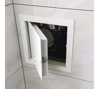 Porte de révision panneau métallique intérieur et extérieur, trappe d'inspection en aluminium, couvercle trou d'accès pour services salle bains pour plaques plâtre/cloisons sèches(34x32in/86x81cm)