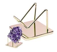 Porte De Roche Pour La Présentation, Affichage Rocheux Exposition Exposition Exposition Stand Avec Coraux Fossiles Agate Minéral De Base, Cristaux, Décorations De Pierres Précieuses