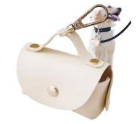 Porte de sac de pour chien - Porte de sac de réutilisable PU, sac de distributeur de sacs de résistant aux rayures pour voyager, communauté, camping, panoram